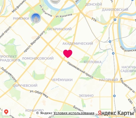 На карте