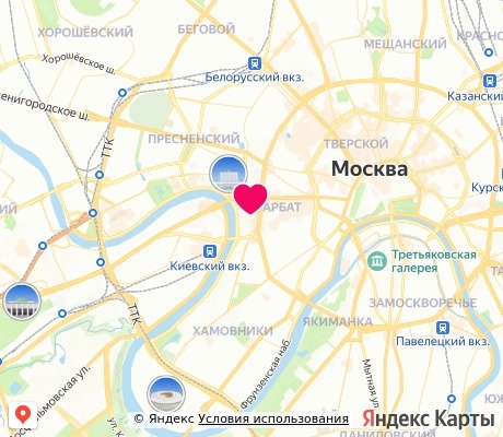 На карте