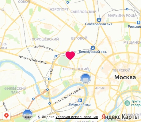 На карте