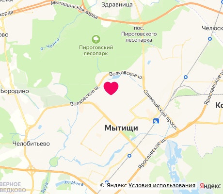 На карте