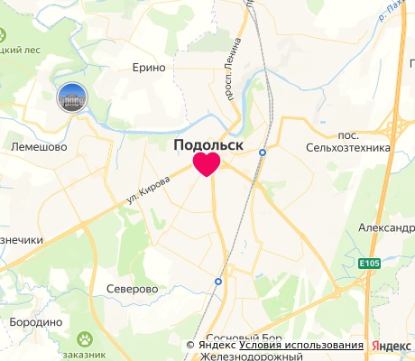 На карте