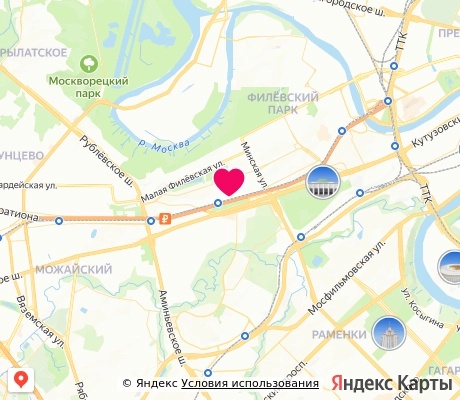 На карте