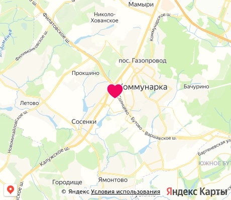 На карте