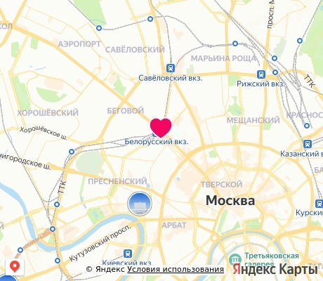 На карте