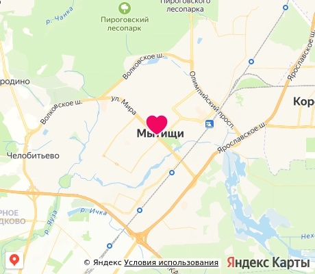 На карте