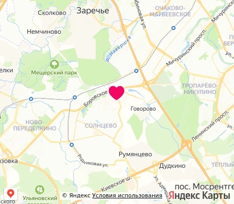 На карте