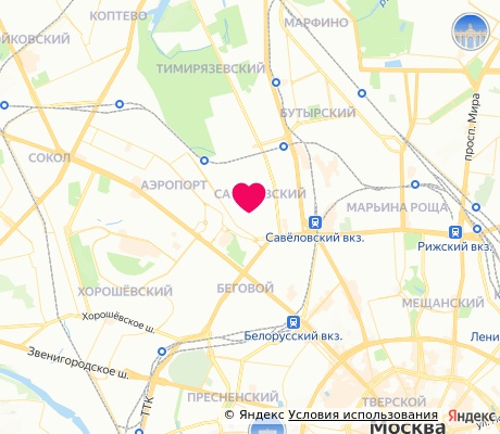 На карте