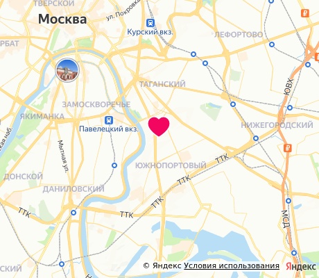На карте