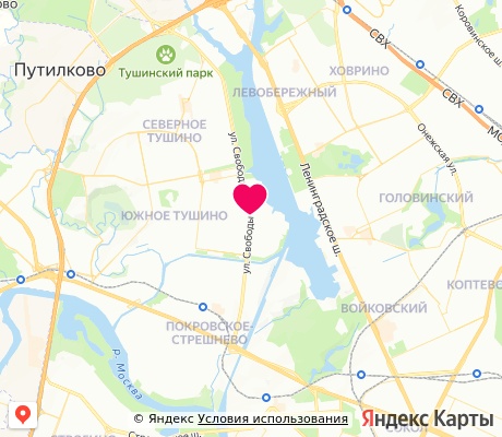 На карте