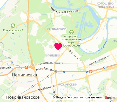 На карте