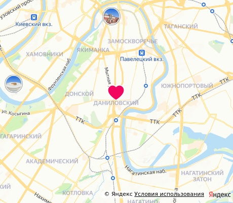 На карте
