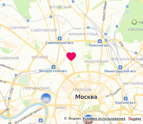 На карте