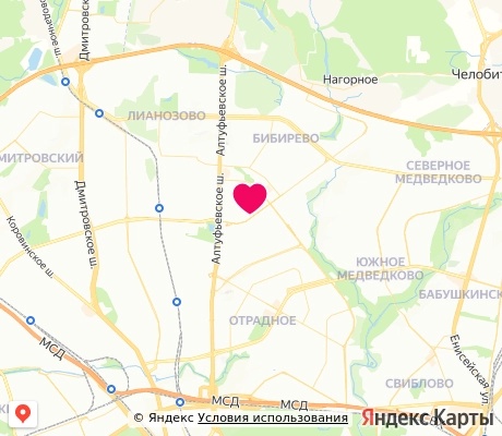 На карте