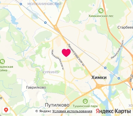 На карте