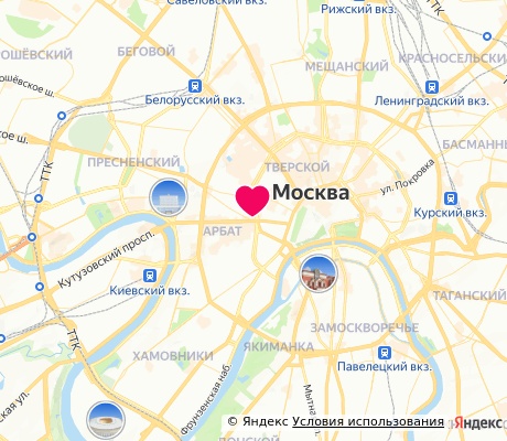 На карте