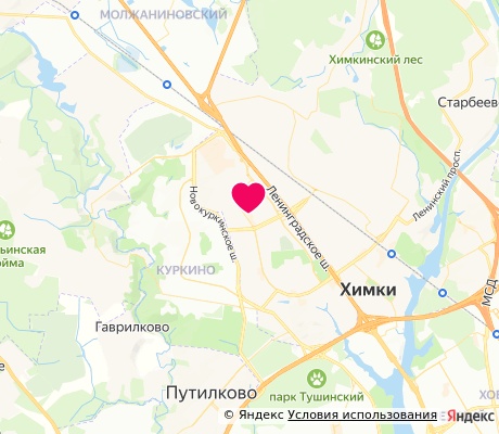 На карте