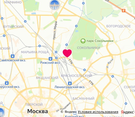 На карте