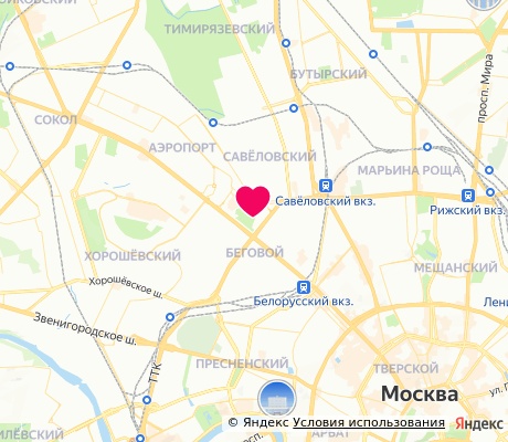 На карте