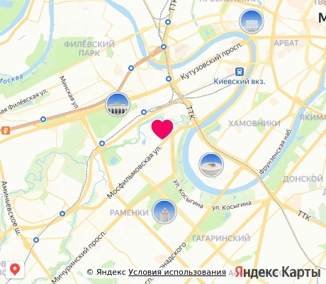 На карте