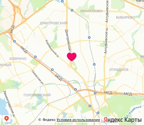 На карте
