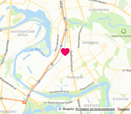 На карте