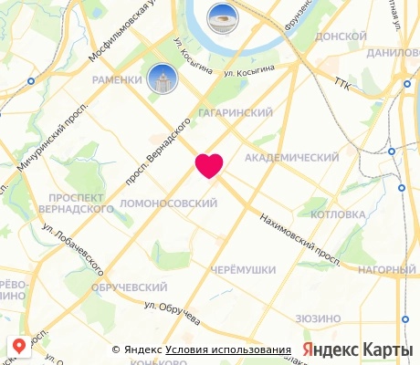 На карте