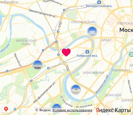 На карте