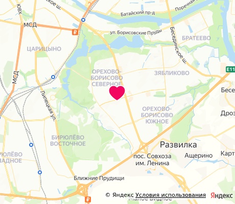 На карте