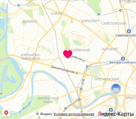 На карте