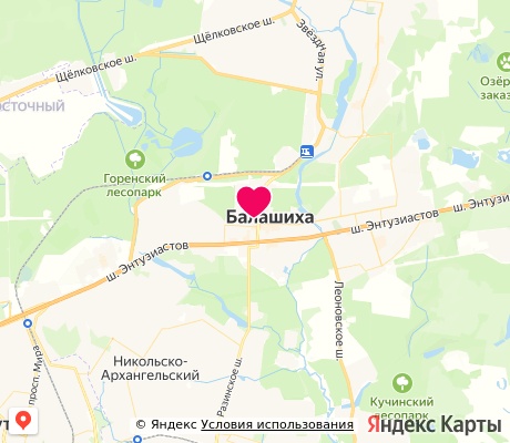На карте