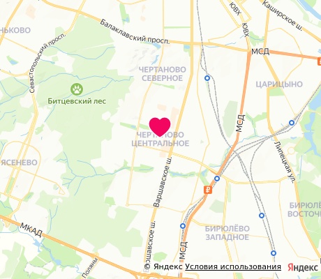 На карте
