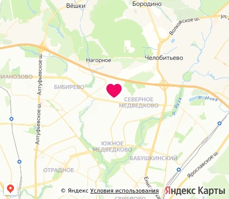 На карте