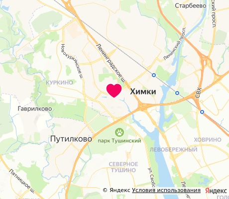 На карте