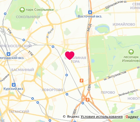 На карте