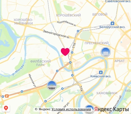 На карте
