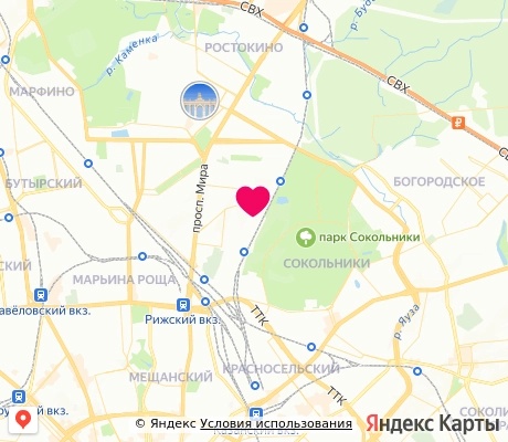 На карте