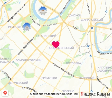На карте