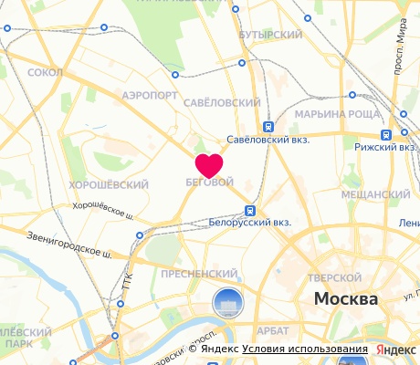 На карте