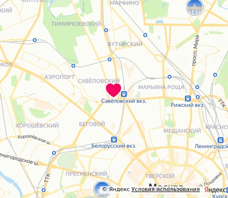 На карте