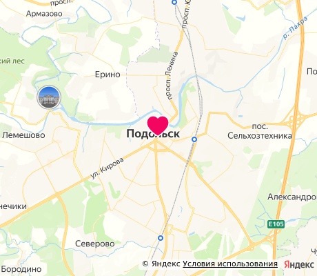 На карте