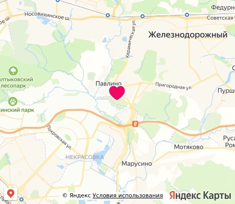 На карте