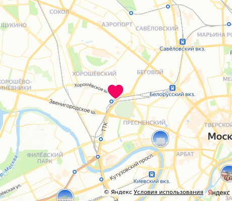 На карте