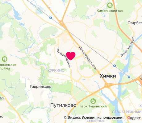 На карте