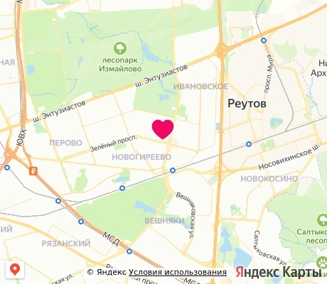На карте