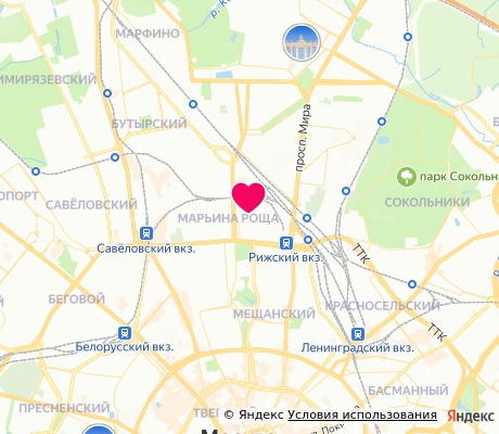 На карте