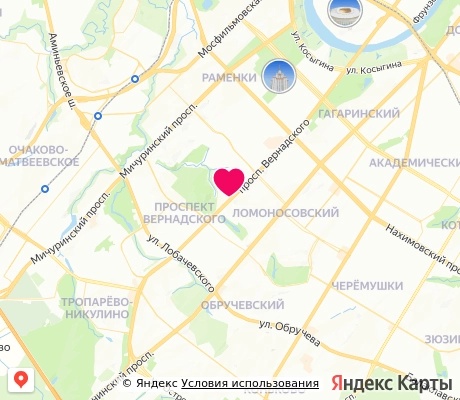 На карте