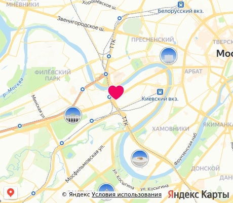 На карте