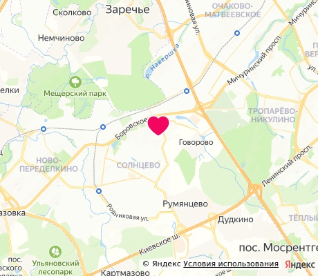 На карте