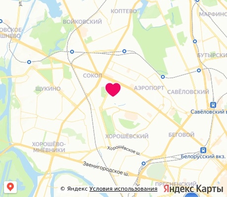 На карте