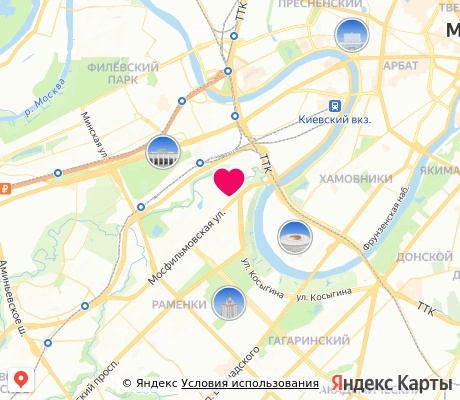 На карте